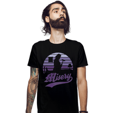 Load image into Gallery viewer, Shirts Fitted Shirts, Mens / Small / Black Misery Sunset