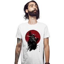 Load image into Gallery viewer, Shirts Fitted Shirts, Mens / Small / White Mandalorian Samurai