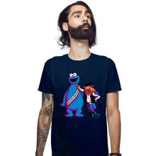 Load image into Gallery viewer, Secret_Shirts Fitted Shirts, Mens / Small / Navy Scruffy Looking Smugglers!