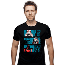 Load image into Gallery viewer, Daily_Deal_Shirts Fitted Shirts, Mens / Small / Black The Good, The Bob, And The Ugly