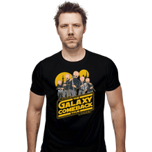 Load image into Gallery viewer, Shirts Fitted Shirts, Mens / Small / Black Galaxy Comeback
