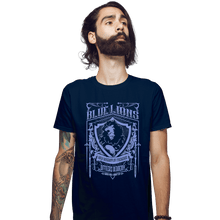 Load image into Gallery viewer, Shirts Fitted Shirts, Mens / Small / Navy Blue Lions Officers Academy