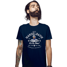 Load image into Gallery viewer, Secret_Shirts Fitted Shirts, Mens / Small / Navy Mandelbaum Gym
