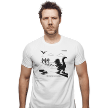 Load image into Gallery viewer, Shirts Fitted Shirts, Mens / Small / White T-Rex Run