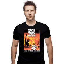 Load image into Gallery viewer, Secret_Shirts Fitted Shirts, Mens / Small / Black Stop The Planet