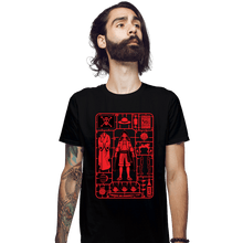 Load image into Gallery viewer, Daily_Deal_Shirts Fitted Shirts, Mens / Small / Black Luffy Model Sprue