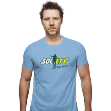 Load image into Gallery viewer, Secret_Shirts Fitted Shirts, Mens / Small / Powder Blue Society
