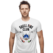 Load image into Gallery viewer, Secret_Shirts Fitted Shirts, Mens / Small / White Shellfire Club