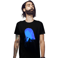 Load image into Gallery viewer, Shirts Fitted Shirts, Mens / Small / Black Childhood Friend