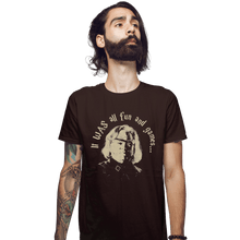 Load image into Gallery viewer, Shirts Fitted Shirts, Mens / Small / Dark Chocolate Why So Moody