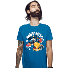 Load image into Gallery viewer, Secret_Shirts Fitted Shirts, Mens / Small / Sapphire Wahoo!