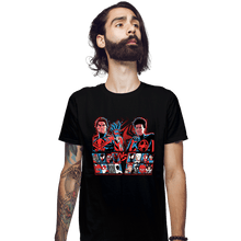 Load image into Gallery viewer, Daily_Deal_Shirts Fitted Shirts, Mens / Small / Black Spider Fighter