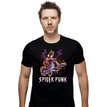 Load image into Gallery viewer, Secret_Shirts Fitted Shirts, Mens / Small / Black The Spider Punk