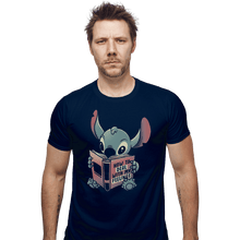 Load image into Gallery viewer, Shirts Fitted Shirts, Mens / Small / Navy How To Deal With My Feelings