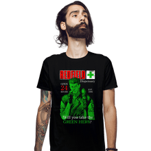 Load image into Gallery viewer, Last_Chance_Shirts Fitted Shirts, Mens / Small / Black Redfield Green Herb