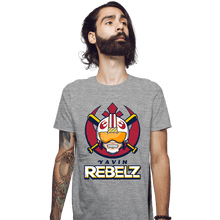 Load image into Gallery viewer, Daily_Deal_Shirts Fitted Shirts, Mens / Small / Sports Grey Go Rebelz