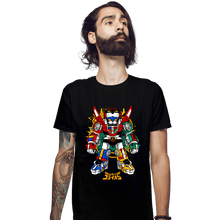 Load image into Gallery viewer, Daily_Deal_Shirts Fitted Shirts, Mens / Small / Black Chibi Voltron