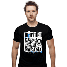 Load image into Gallery viewer, Shirts Fitted Shirts, Mens / Small / Black Brother Nakama