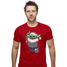 Load image into Gallery viewer, Shirts Fitted Shirts, Mens / Small / Red Baby Stocking Stuffer
