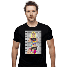 Load image into Gallery viewer, Daily_Deal_Shirts Fitted Shirts, Mens / Small / Black Master Of Mugshots