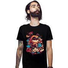 Load image into Gallery viewer, Daily_Deal_Shirts Fitted Shirts, Mens / Small / Black Snack Time