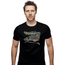 Load image into Gallery viewer, Shirts Fitted Shirts, Mens / Small / Black Hand Gator
