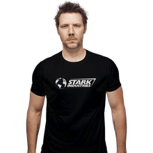 Load image into Gallery viewer, Shirts Fitted Shirts, Mens / Small / Black Stark Industries