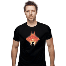 Load image into Gallery viewer, Shirts Fitted Shirts, Mens / Small / Black Ultra Sunset