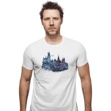 Load image into Gallery viewer, Shirts Fitted Shirts, Mens / Small / White Watercolor School