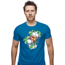 Load image into Gallery viewer, Shirts Fitted Shirts, Mens / Small / Sapphire Stalk Girl