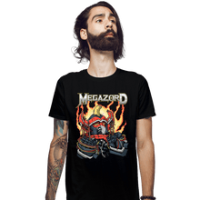 Load image into Gallery viewer, Daily_Deal_Shirts Fitted Shirts, Mens / Small / Black Megarobot