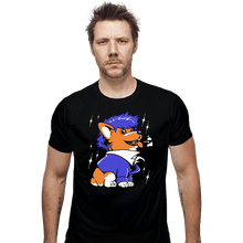 Load image into Gallery viewer, Daily_Deal_Shirts Fitted Shirts, Mens / Small / Black Space Corgiboy
