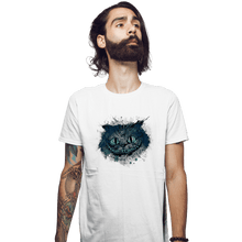 Load image into Gallery viewer, Shirts Fitted Shirts, Mens / Small / White Watercolor Smile