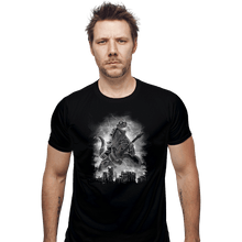 Load image into Gallery viewer, Shirts Fitted Shirts, Mens / Small / Black Guitarzilla