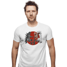 Load image into Gallery viewer, Shirts Fitted Shirts, Mens / Small / White Battle Of Titans