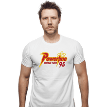 Load image into Gallery viewer, Daily_Deal_Shirts Fitted Shirts, Mens / Small / White Powerline Tour 95