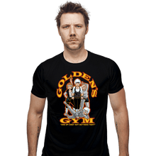 Load image into Gallery viewer, Secret_Shirts Fitted Shirts, Mens / Small / Black Goldens Gym