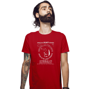 Daily_Deal_Shirts Fitted Shirts, Mens / Small / Red Space Coyote Sriracha