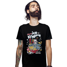 Load image into Gallery viewer, Daily_Deal_Shirts Fitted Shirts, Mens / Small / Black Ragnar's Ice Kripsies