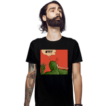 Load image into Gallery viewer, Secret_Shirts Fitted Shirts, Mens / Small / Black Lizard Slap