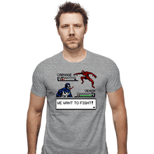Load image into Gallery viewer, Shirts Fitted Shirts, Mens / Small / Sports Grey Carnage Fight