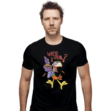 Load image into Gallery viewer, Shirts Fitted Shirts, Mens / Small / Black Why So Cereal
