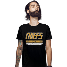 Load image into Gallery viewer, Shirts Fitted Shirts, Mens / Small / Black Chiefs Retro