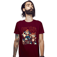 Load image into Gallery viewer, Secret_Shirts Fitted Shirts, Mens / Small / Maroon Pump It Up