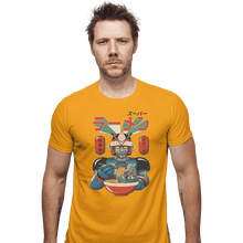 Load image into Gallery viewer, Shirts Fitted Shirts, Mens / Small / Daisy Super Ramen Bot