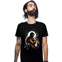 Load image into Gallery viewer, Daily_Deal_Shirts Fitted Shirts, Mens / Small / Black Devil Lawyer
