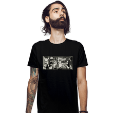 Load image into Gallery viewer, Daily_Deal_Shirts Fitted Shirts, Mens / Small / Black Guer Ni Ca