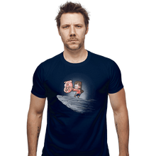 Load image into Gallery viewer, Shirts Fitted Shirts, Mens / Small / Navy The Pig King
