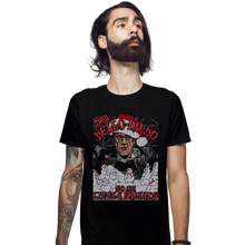 Load image into Gallery viewer, Shirts Fitted Shirts, Mens / Small / Black Hello Little Friend