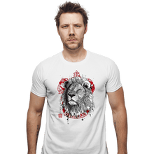 Load image into Gallery viewer, Shirts Fitted Shirts, Mens / Small / White Courage And Determination